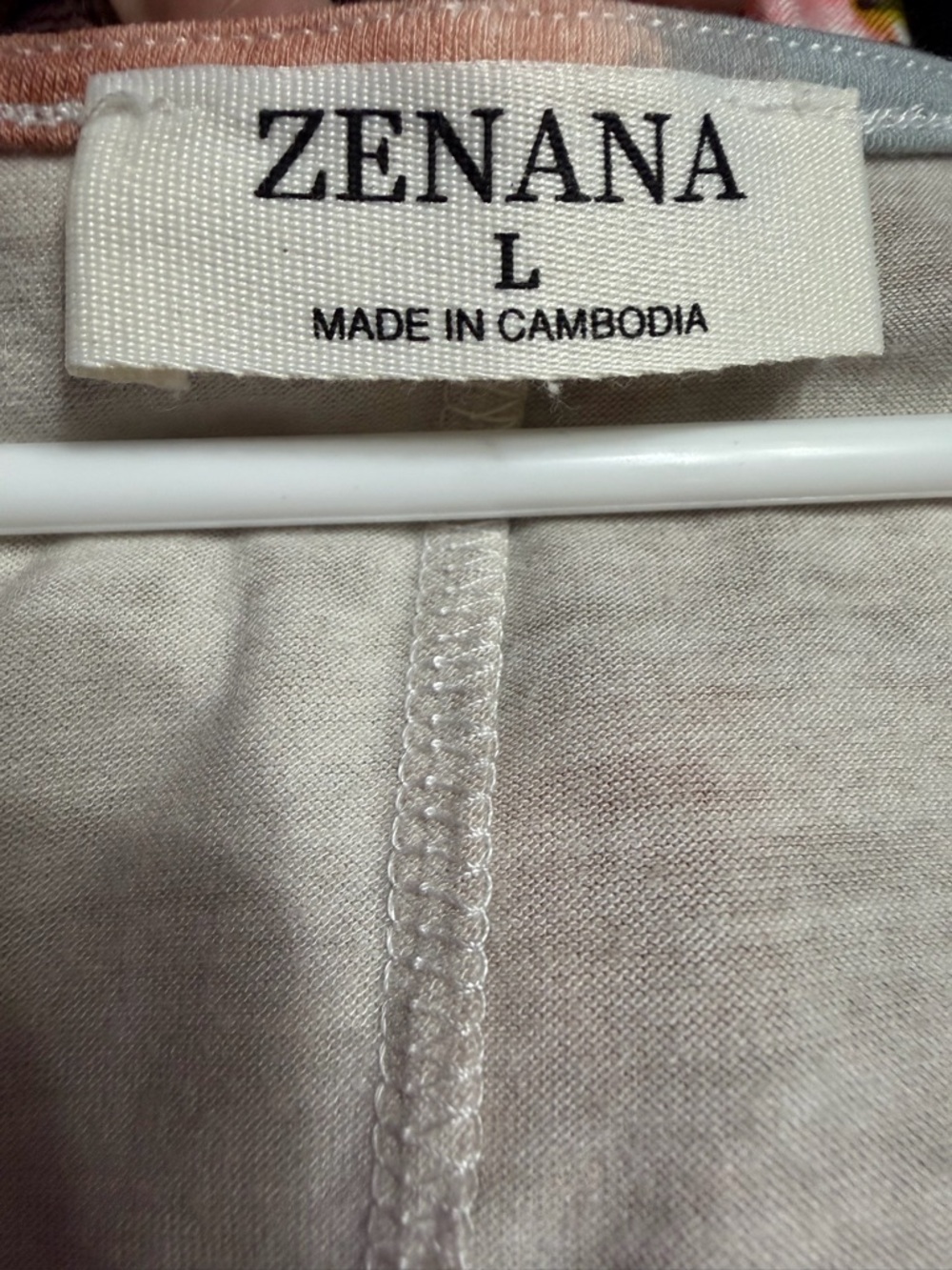 Zenana Outfitters Coral Blue Gray Tie-Dye Tank - Picture 3 of 3